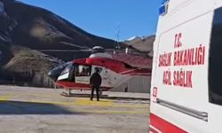 Hamile Kadın Helikopter Ambulansla Van’a Sevk Edildi!