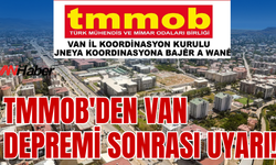 TMMOB’den Van İçin Uyarı: ‘Kent Ağır Risk Altında!'