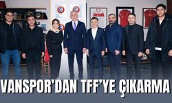 Vanspor’dan TFF’Ye Çıkarma