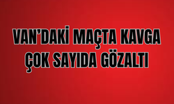 Yeşilvanspor–Başkalespor maçında kavga: Çok sayıda gözaltı