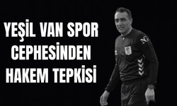 Yeşil Vanspor cephesinden hakem tepkisi