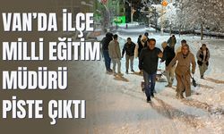 Van Çatak’ta Kar Tatili Eğlenceye Dönüştü