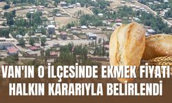 Van'ın O İlçesinde Ekmek Fiyatı Halkın Kararıyla Belirlendi