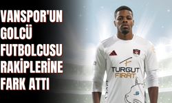 Vanspor'un Golcü Futbolcusu Rakiplerine Fark Attı