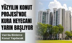 Yüzyılın Konut Projesi'nde Kura Heyecanı Yarın Başlıyor: Van'da Binlerce Konut Yapılacak