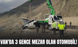 Zernek Barajı’na Uçan Otomobil 15 Metre Derinlikten Çıkarıldı