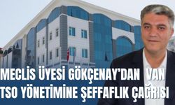 Meclis Üyesi Gökçenay’dan VAN TSO Yönetimine Şeffaflık Çağrısı