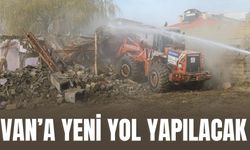 Van’da Yeni İmar Yolu İçin Kamulaştırılan Yapılar Yıkılıyor