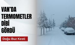 Doğu Buz Kesti: Van’da Termometler Dibi Gördü