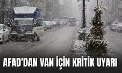 AFAD’dan Van’ın güneyi başta olmak üzere 7 il için kuvvetli yağış ve kar uyarısı