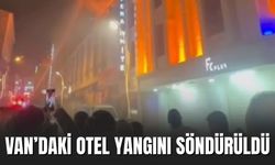 Van'daki Otel Yangını Söndürüldü