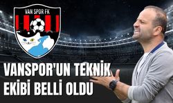 Vanspor'un Teknik Ekibi Belli Oldu