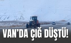 Van - Bahçesaray Yoluna Çığ Düştü