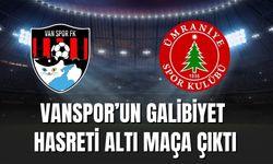Vanspor’un Galibiyet Hasreti Altı Maça Çıktı