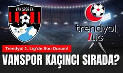 Trendyol 1. Lig’de Son Durum! Vanspor Kaçıncı Sırada?