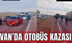 Van-Erciş Karayolunda Otobüs Kazası