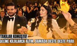 Düğünde Servet Takıldı! Geline Kilolarca Altın, Damada Binlerce Lira