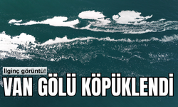 Van Gölü’nde İlginç Görüntü: Köpüklendi!