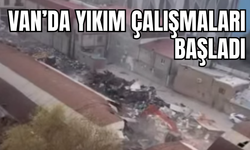 Van'daki Mısır Çarşısı'nın Yıkımı Başladı