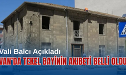Van’daki Tekel Binası Dışişleri Temsilciliği Oluyor!
