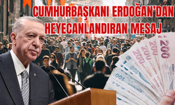 Cumhurbaşkanı Erdoğan'dan Heyecanlandıran Asgari Ücret Mesajı