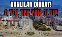 Van’da Trafik Düzenlemesi: Yol Tek Yön Oldu!