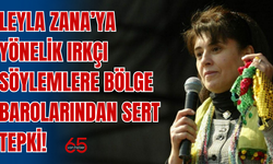 Leyla Zana’ya Yönelik Irkçı Söylemlere Bölge Barolarından Sert Tepki!