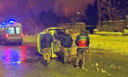 Van’da Sahil Yolunda Kaza!