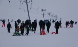 Abalı Kayak Merkezi Hafta İçi de Ziyaretçi Akınına Uğruyor