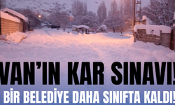 Erciş'te Ana Yollar Kardan Geçilmiyor!