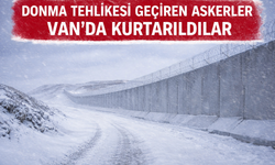 Donma Tehlikesi Geçiren Askerler Van'da Kurtarıldılar