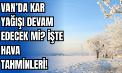 Van ve İlçelerinde Yarın Soğuk Hava Etkili Olacak!