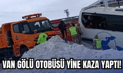 Van Gölü Otobüsü Yine Kaza Yaptı!