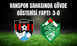 Vanspor sahasında gövde gösterisi yaptı: Iğdır FK’yı 3-0 mağlup etti