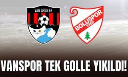 Vanspor Tek Golle Yıkıldı!
