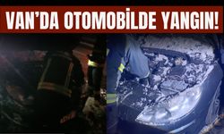 Van’da Otomobilde Yangın!