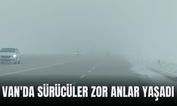 Van'da Sürücüler Zor Anlar Yaşadı