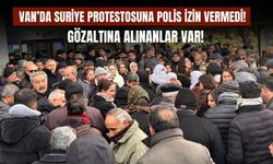 Van’da Suriye Protestosuna Polis İzin Vermedi! Gözaltına Alınanlar Var!