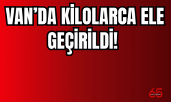 Van’da 10 Kilo 978 Gram Metamfetamin Ele Geçirildi!