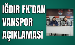Iğdır FK Teknik Direktöründen Çarpıcı Vanspor Açıklaması!