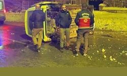 Van’da Kamyonet Devrildi:Yaralı Var!