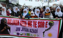 Erciş’te Rojava Yürüyüşü!