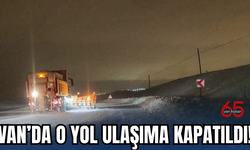 Van'da O Geçit Yoğun Kar ve Tipi Nedeniyle Ulaşıma Kapatıldı!