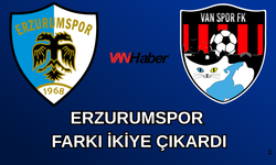 Erzurumspor Farkı İkiye Çıkardı