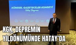 KGK, depremin yıldönümünde Hatay’da
