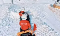 Abalı Kayak Merkezi’nde JAK timlerinden güvenlik devriyesi
