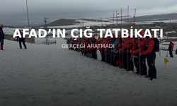 Abalı Kayak Merkezi’nde Gerçeğini Aratmayan Çığ Senaryosu