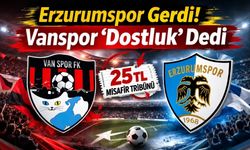 Erzurumspor Gerdi! Vanspor 'Dostluk' Dedi