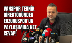 Vanspor’dan  Erzurumspor'un Paylaşıma Net Cevap! Sınır Aşıldı!