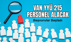 Van YYÜ 215 Personel Alacak: Başvurular Başladı